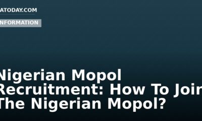 Nigerian Mopol Recruitment: How To Join The Nigerian Mopol?