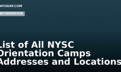 List of All NYSC Orientation Camps Addresses and Locations