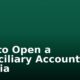 How to Open a Domiciliary Account in Nigeria