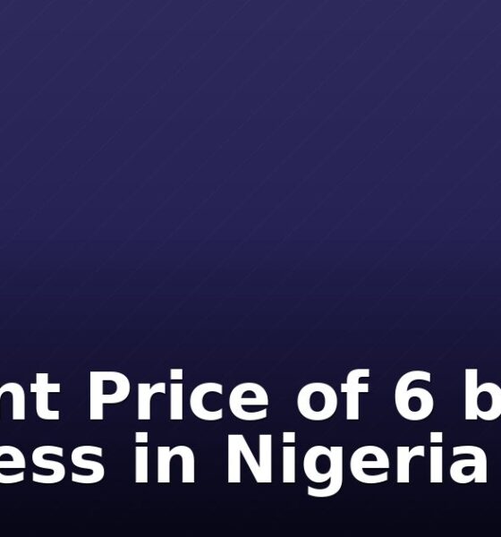 Current Price of 6 by 6 Mattress in Nigeria