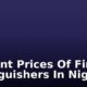 Current Prices Of Fire Extinguishers In Nigeria