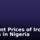 Current Prices of Iron Doors in Nigeria