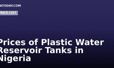 Prices of Plastic Water Reservoir Tanks in Nigeria