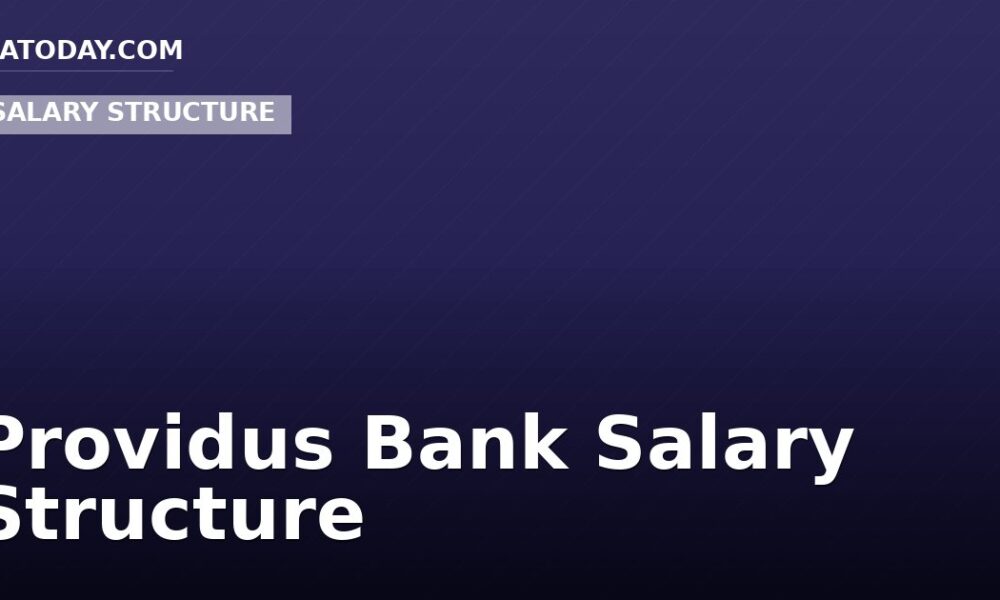Providus Bank Salary Structure