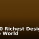 Top 10 Richest Designers in the World