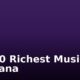Top 10 Richest Musicians in Ghana