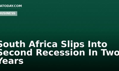 South Africa Slips Into Second Recession In Two Years