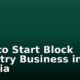 How to Start Block Industry Business in Nigeria