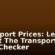 Transport Prices: Learn About The Transport Cost Checker