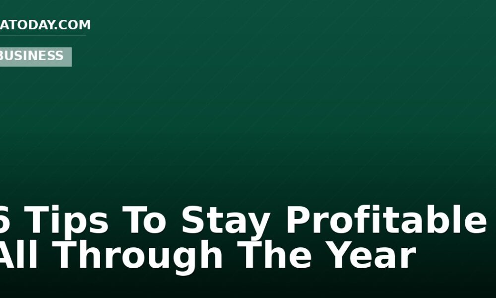 6 Tips To Stay Profitable All Through The Year