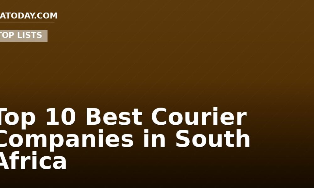 Top 10 Best Courier Companies in South Africa