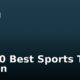 Top 10 Best Sports To Bet On