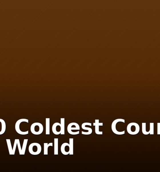 Top 10 Coldest Countries in the World