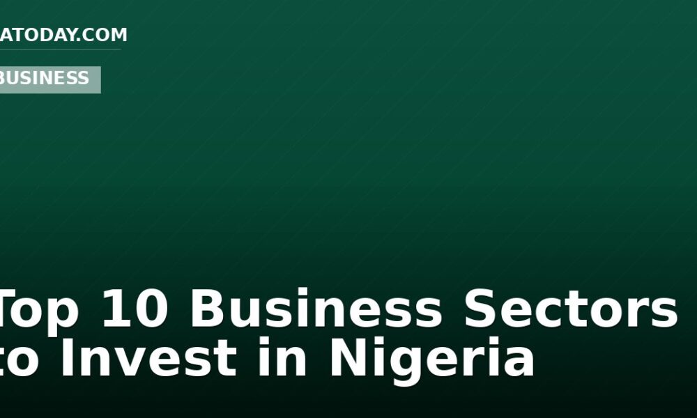Top 10 Business Sectors to Invest in Nigeria