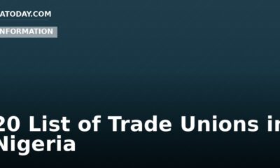 20 List of Trade Unions in Nigeria