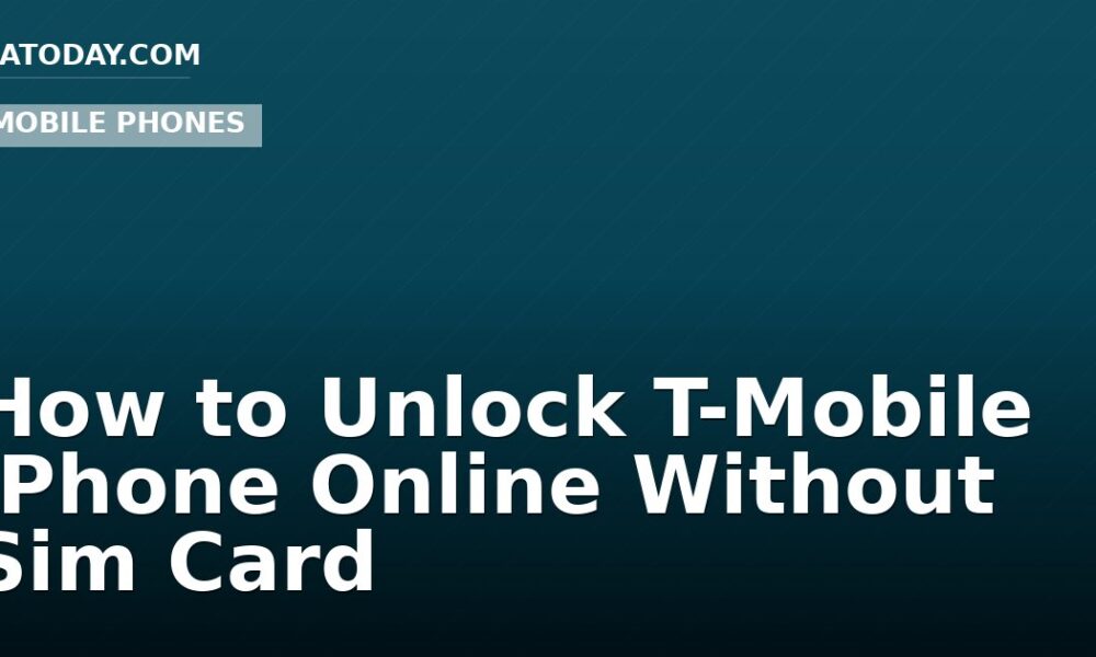 How to Unlock T-Mobile iPhone Online Without Sim Card