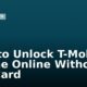 How to Unlock T-Mobile iPhone Online Without Sim Card