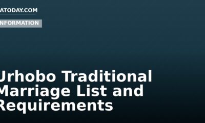 Urhobo Traditional Marriage List and Requirements
