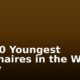 Top 10 Youngest Billionaires in the World Today